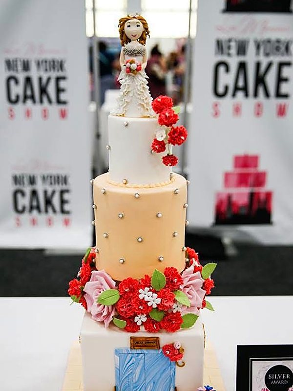 Silver award cake, New York Cake Show