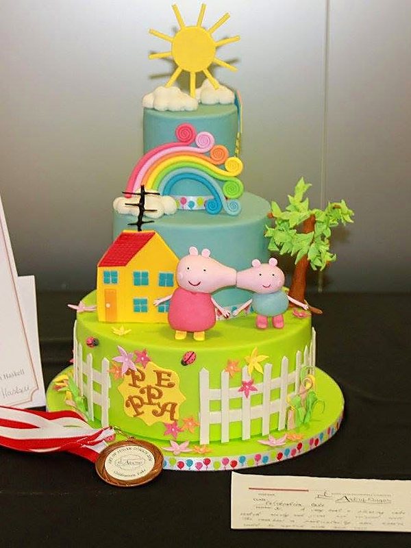 Bronze award cake, Art of Sugar Zurich