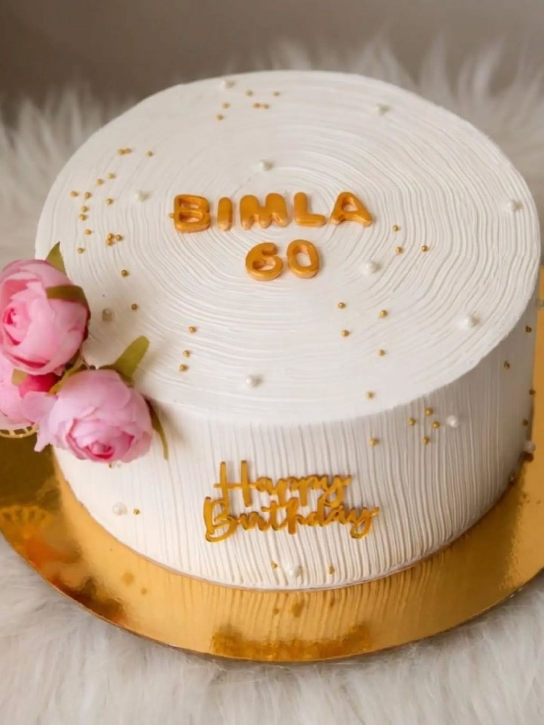 60th birthday cake