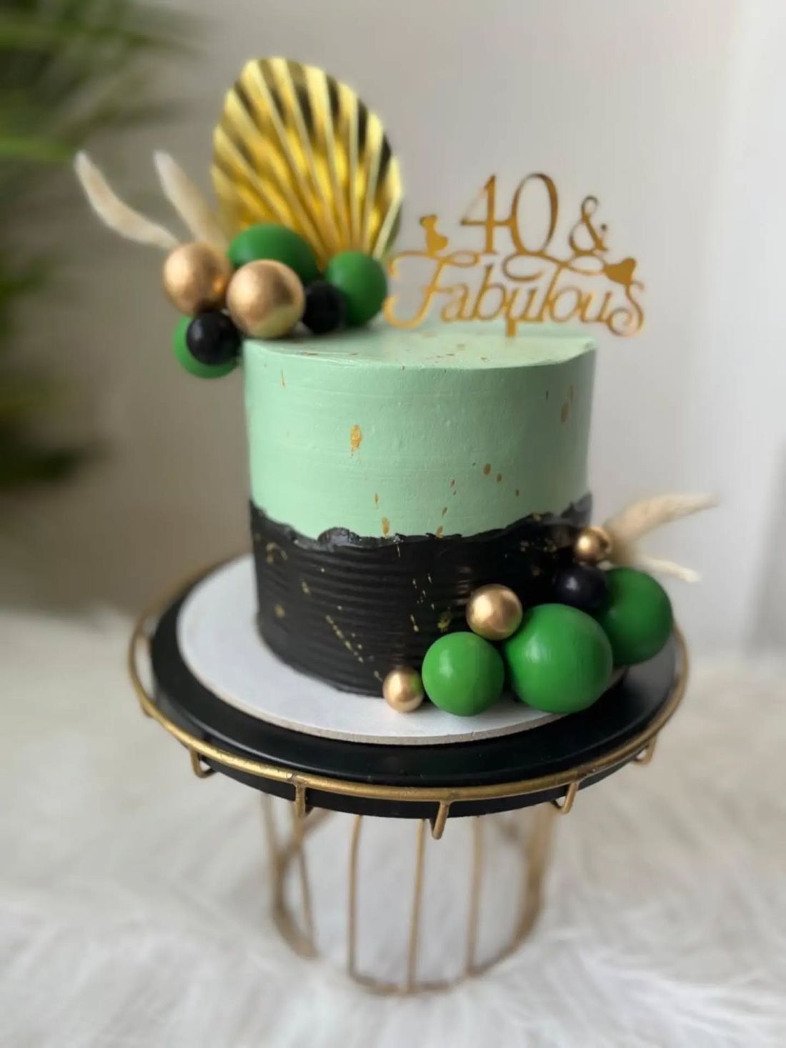 40 and fabulous cake