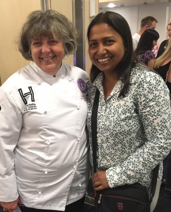 Madhulika Dev at an international cake show